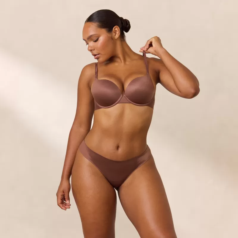 Online Lounge Underwear Everyday Ultimate Push-Up BH - Muskat