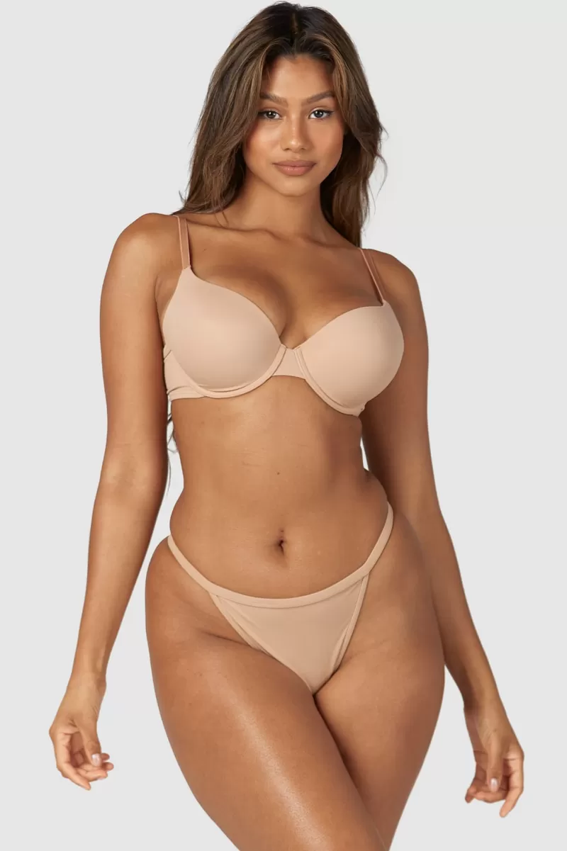 Hot Lounge Underwear Sculpt Push-Up T-shirt BH - Honigfarbe