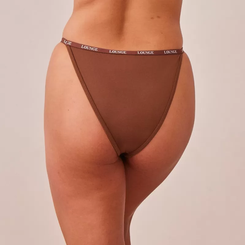Hot Lounge Underwear Smooth Slip - Kastanienfarbe